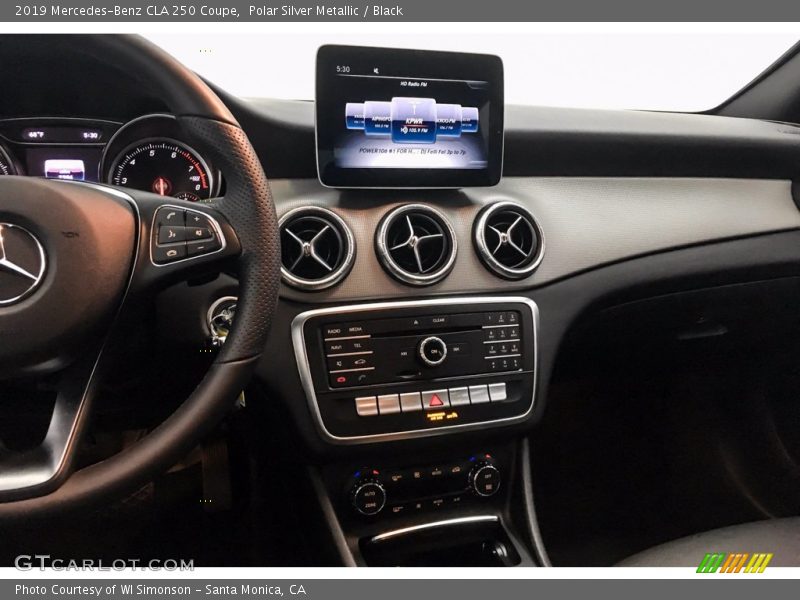 Polar Silver Metallic / Black 2019 Mercedes-Benz CLA 250 Coupe