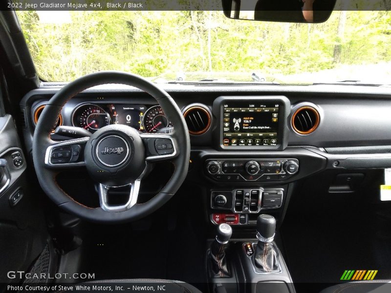 Dashboard of 2022 Gladiator Mojave 4x4