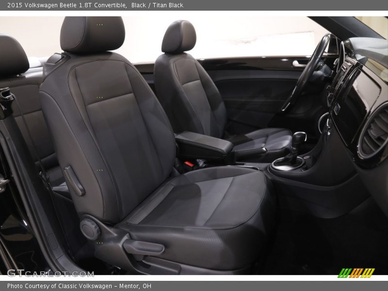 Front Seat of 2015 Beetle 1.8T Convertible