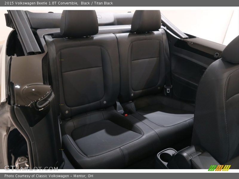 Rear Seat of 2015 Beetle 1.8T Convertible