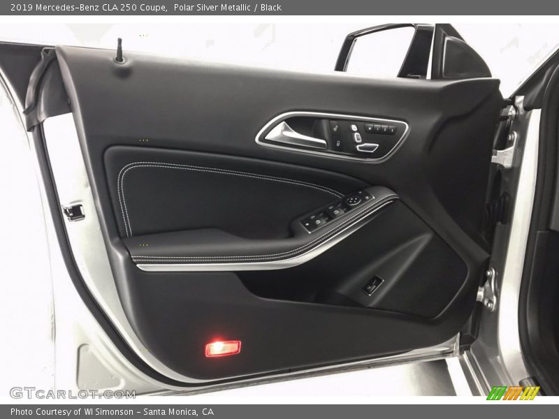 Polar Silver Metallic / Black 2019 Mercedes-Benz CLA 250 Coupe