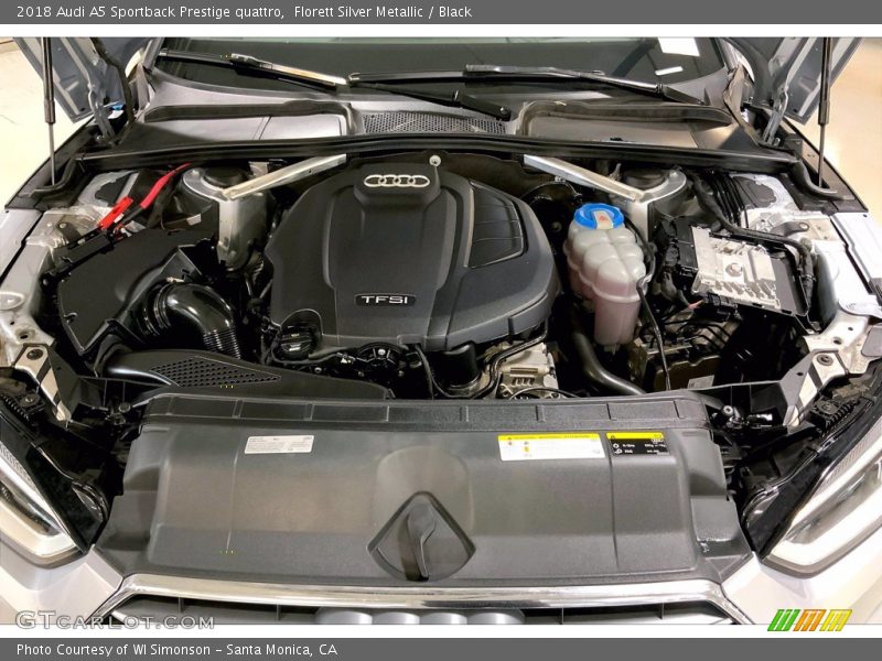  2018 A5 Sportback Prestige quattro Engine - 2.0 Liter Turbocharged TFSI DOHC 16-Valve VVT 4 Cylinder