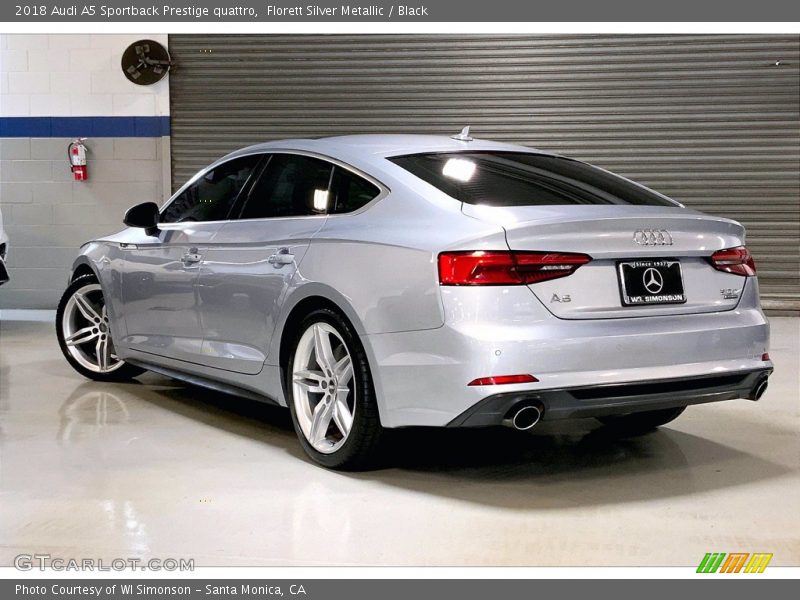 Florett Silver Metallic / Black 2018 Audi A5 Sportback Prestige quattro