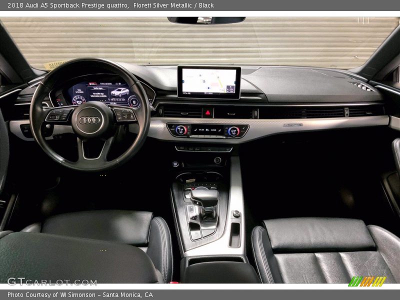 Florett Silver Metallic / Black 2018 Audi A5 Sportback Prestige quattro