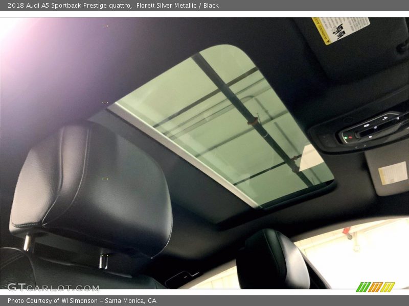 Sunroof of 2018 A5 Sportback Prestige quattro