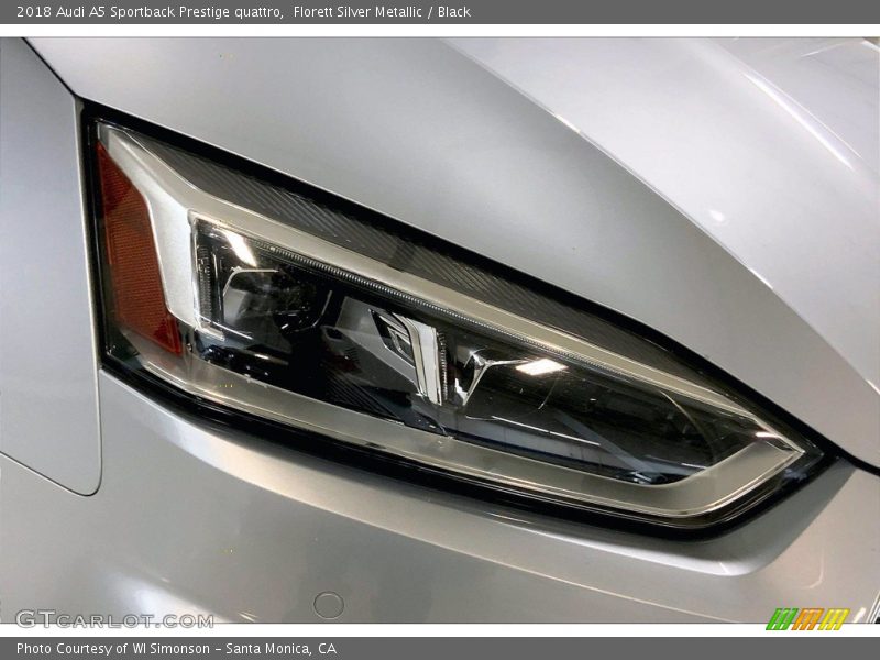 Florett Silver Metallic / Black 2018 Audi A5 Sportback Prestige quattro