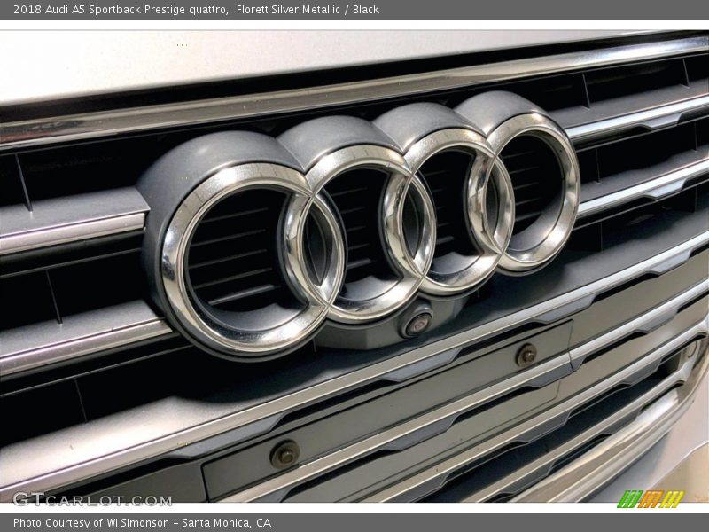 Florett Silver Metallic / Black 2018 Audi A5 Sportback Prestige quattro