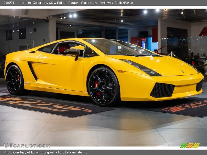 Giallo Halys (Yellow) / Giallo/Rosso 2005 Lamborghini Gallardo MOMO Edition Coupe