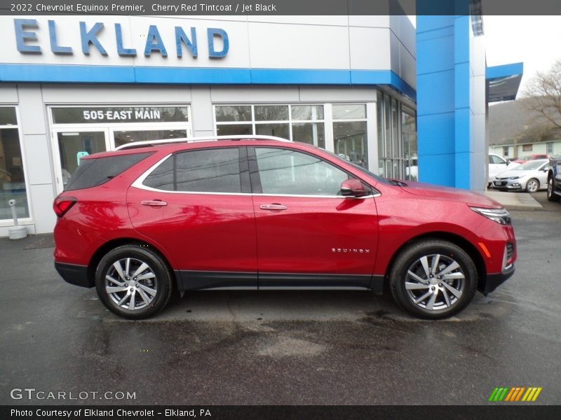 Cherry Red Tintcoat / Jet Black 2022 Chevrolet Equinox Premier