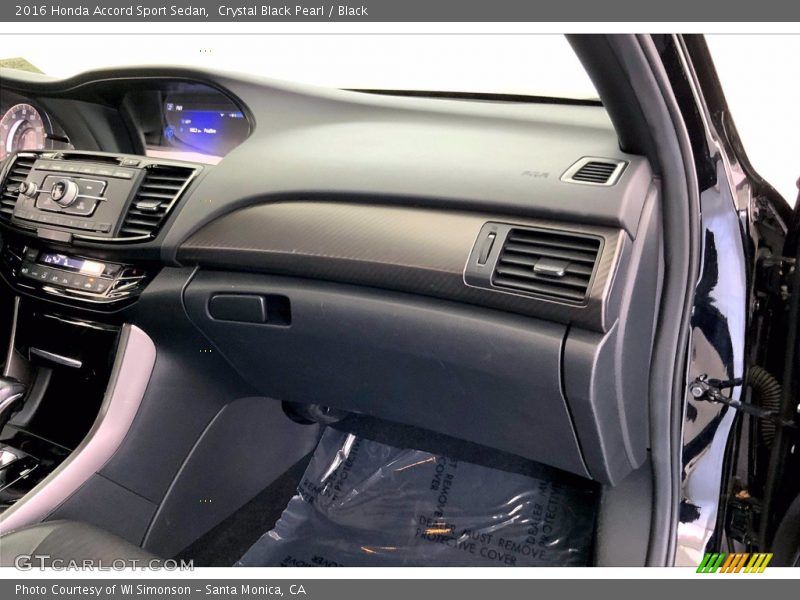 Crystal Black Pearl / Black 2016 Honda Accord Sport Sedan