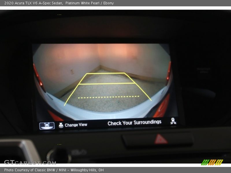 Platinum White Pearl / Ebony 2020 Acura TLX V6 A-Spec Sedan