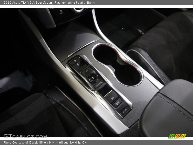 Platinum White Pearl / Ebony 2020 Acura TLX V6 A-Spec Sedan