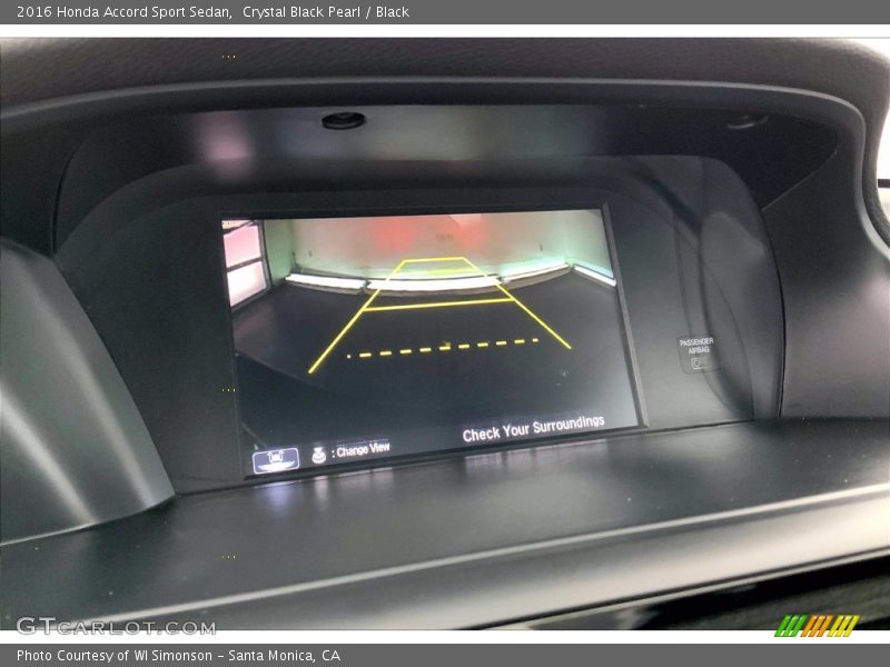 Crystal Black Pearl / Black 2016 Honda Accord Sport Sedan