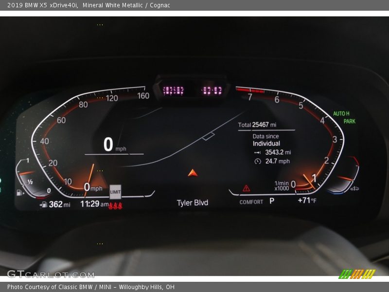 Mineral White Metallic / Cognac 2019 BMW X5 xDrive40i
