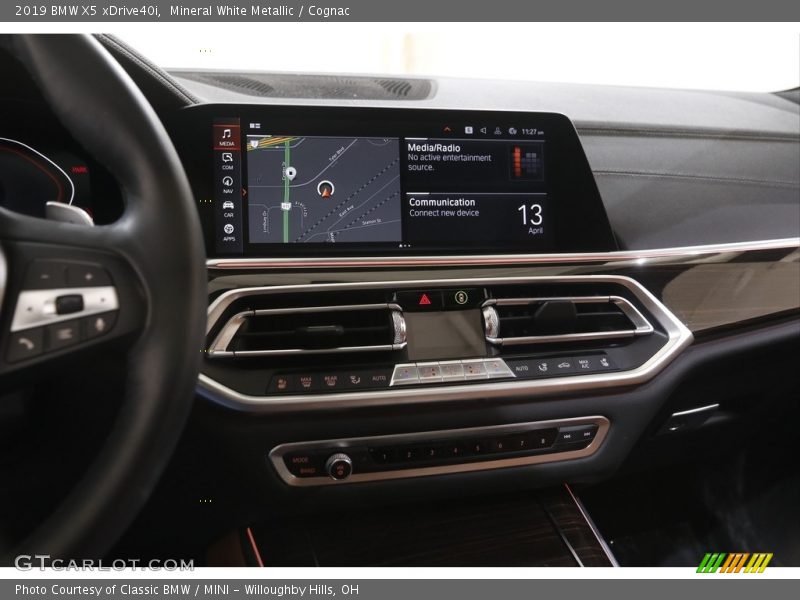 Mineral White Metallic / Cognac 2019 BMW X5 xDrive40i