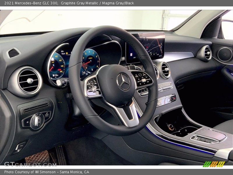 Graphite Gray Metallic / Magma Gray/Black 2021 Mercedes-Benz GLC 300