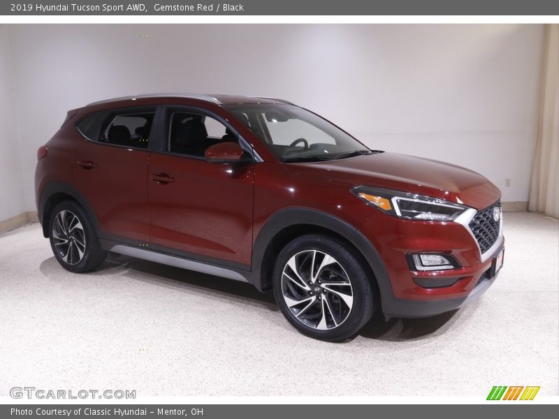 Gemstone Red / Black 2019 Hyundai Tucson Sport AWD