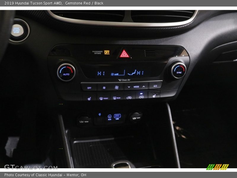 Gemstone Red / Black 2019 Hyundai Tucson Sport AWD