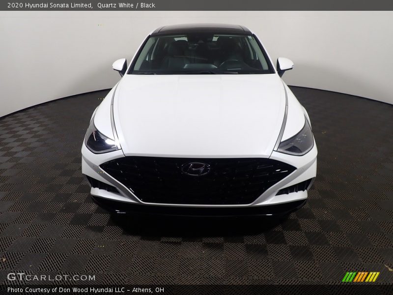 Quartz White / Black 2020 Hyundai Sonata Limited