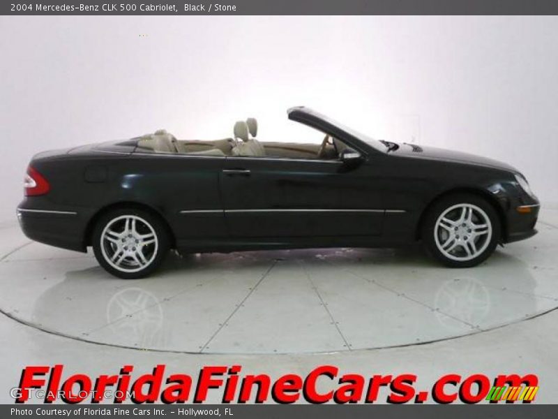 Black / Stone 2004 Mercedes-Benz CLK 500 Cabriolet