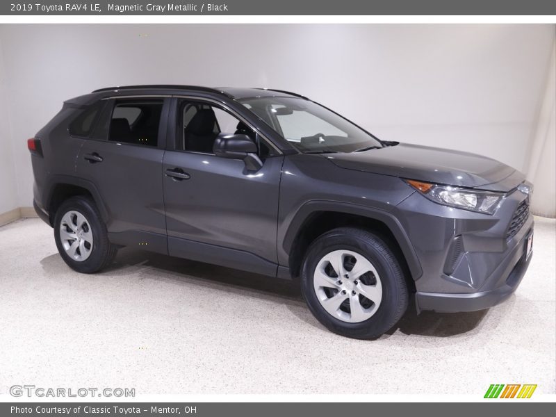 Magnetic Gray Metallic / Black 2019 Toyota RAV4 LE