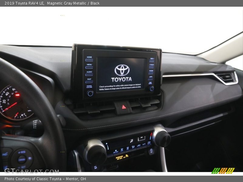 Magnetic Gray Metallic / Black 2019 Toyota RAV4 LE