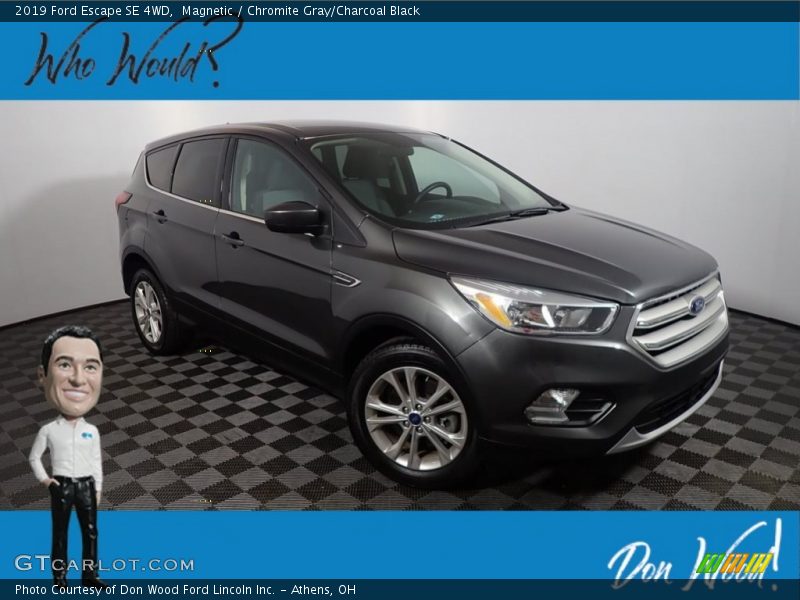 Magnetic / Chromite Gray/Charcoal Black 2019 Ford Escape SE 4WD
