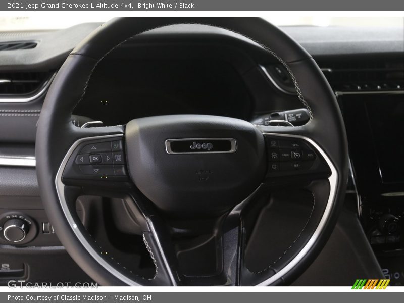 Bright White / Black 2021 Jeep Grand Cherokee L Altitude 4x4