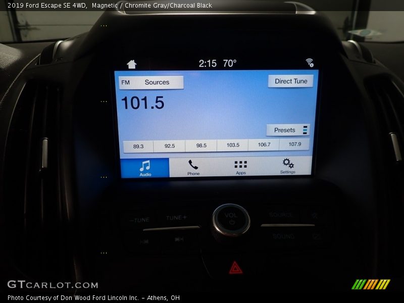 Magnetic / Chromite Gray/Charcoal Black 2019 Ford Escape SE 4WD