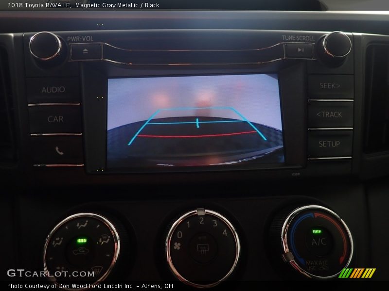 Magnetic Gray Metallic / Black 2018 Toyota RAV4 LE