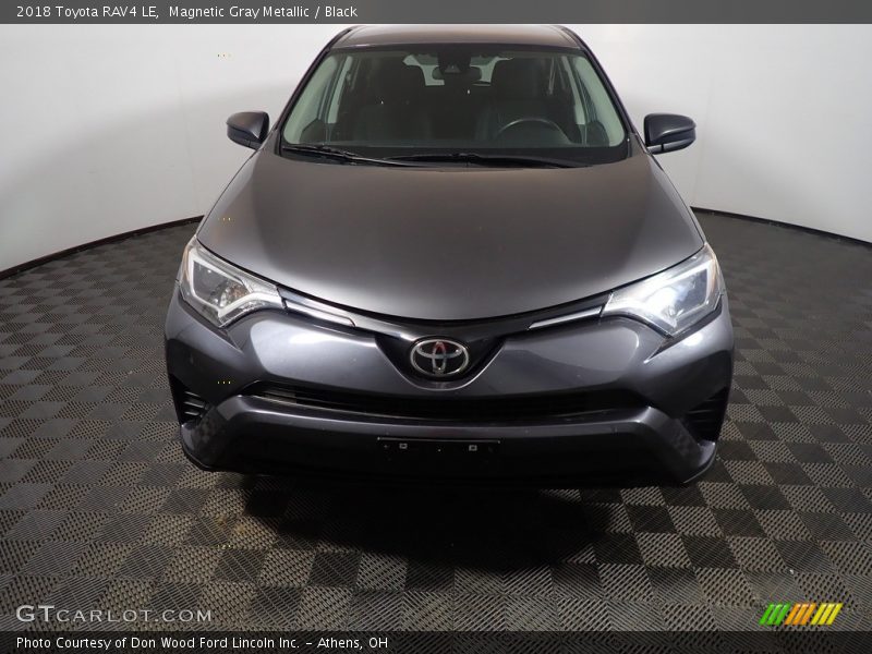 Magnetic Gray Metallic / Black 2018 Toyota RAV4 LE