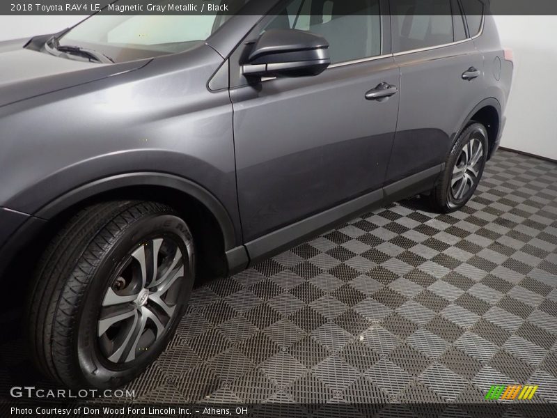 Magnetic Gray Metallic / Black 2018 Toyota RAV4 LE