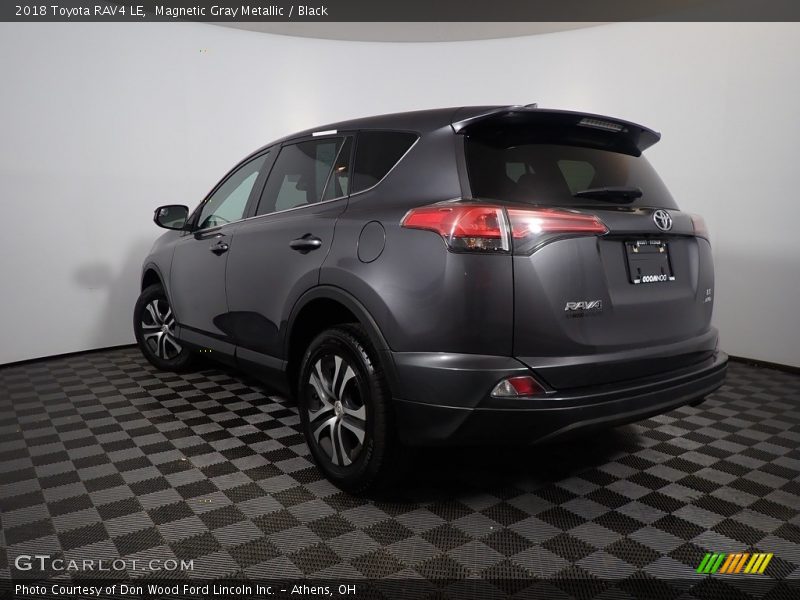 Magnetic Gray Metallic / Black 2018 Toyota RAV4 LE