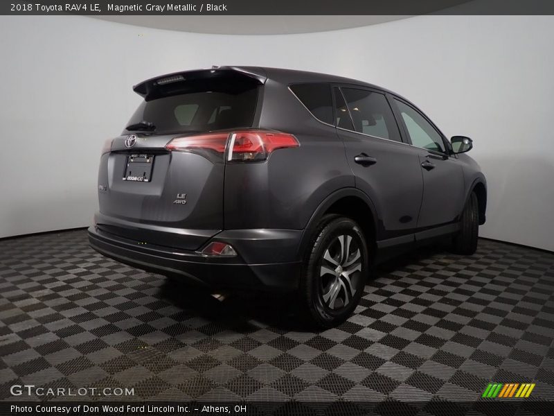 Magnetic Gray Metallic / Black 2018 Toyota RAV4 LE