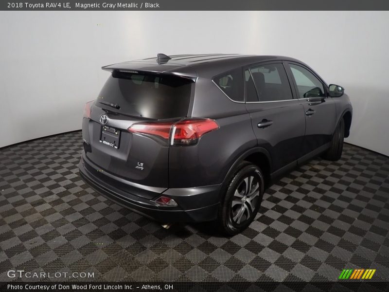 Magnetic Gray Metallic / Black 2018 Toyota RAV4 LE