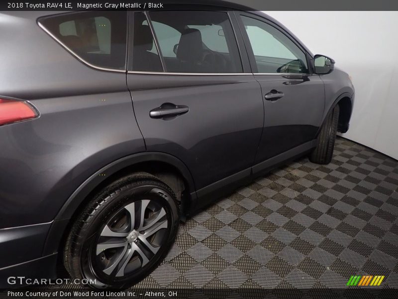 Magnetic Gray Metallic / Black 2018 Toyota RAV4 LE