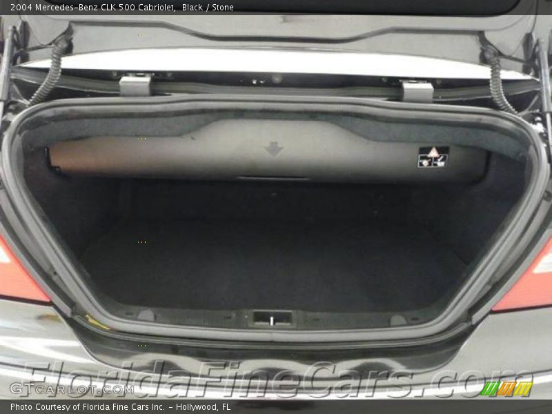 Black / Stone 2004 Mercedes-Benz CLK 500 Cabriolet