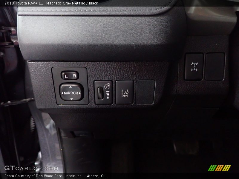 Magnetic Gray Metallic / Black 2018 Toyota RAV4 LE