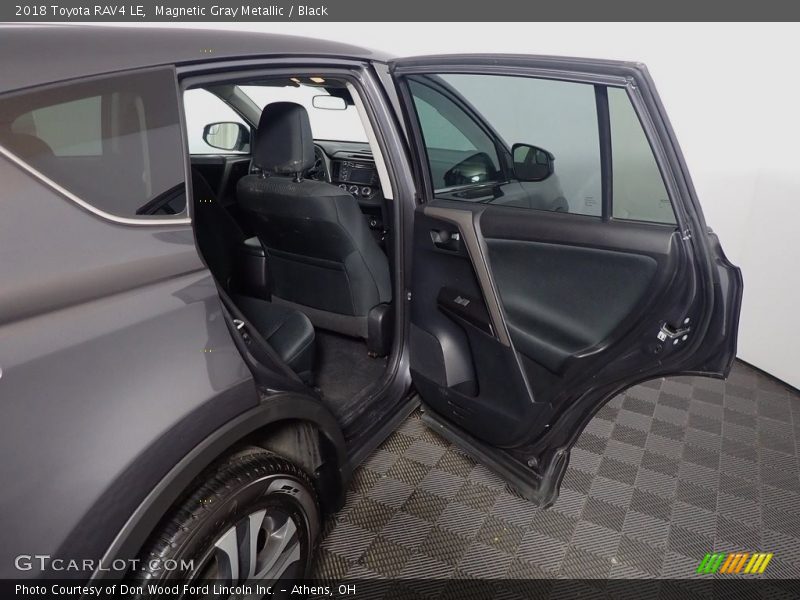 Magnetic Gray Metallic / Black 2018 Toyota RAV4 LE