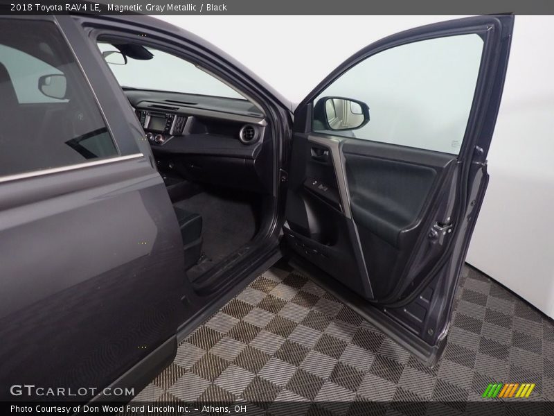 Magnetic Gray Metallic / Black 2018 Toyota RAV4 LE