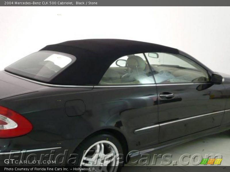 Black / Stone 2004 Mercedes-Benz CLK 500 Cabriolet