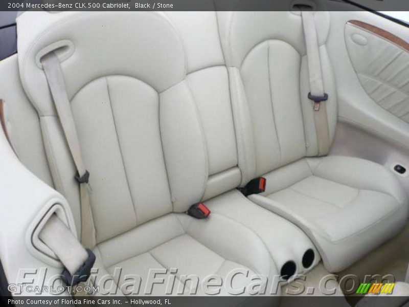 Black / Stone 2004 Mercedes-Benz CLK 500 Cabriolet
