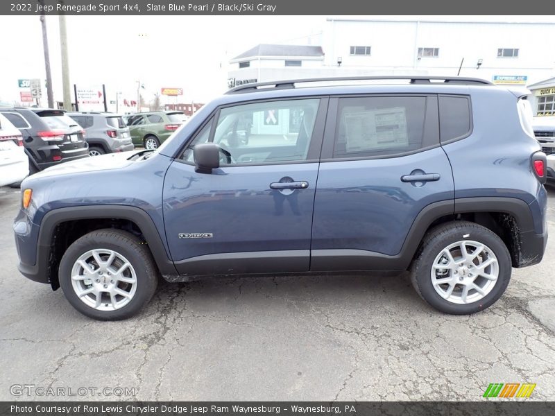 Slate Blue Pearl / Black/Ski Gray 2022 Jeep Renegade Sport 4x4