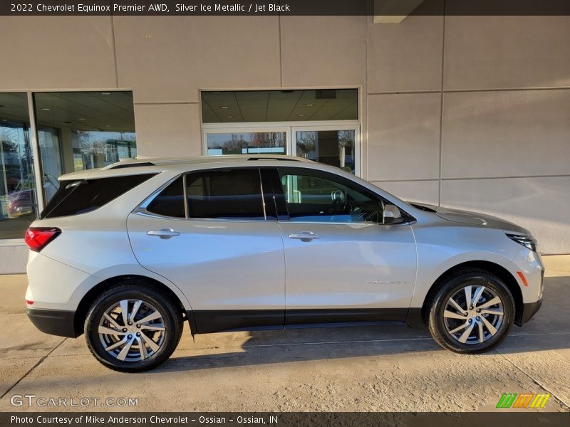 Silver Ice Metallic / Jet Black 2022 Chevrolet Equinox Premier AWD