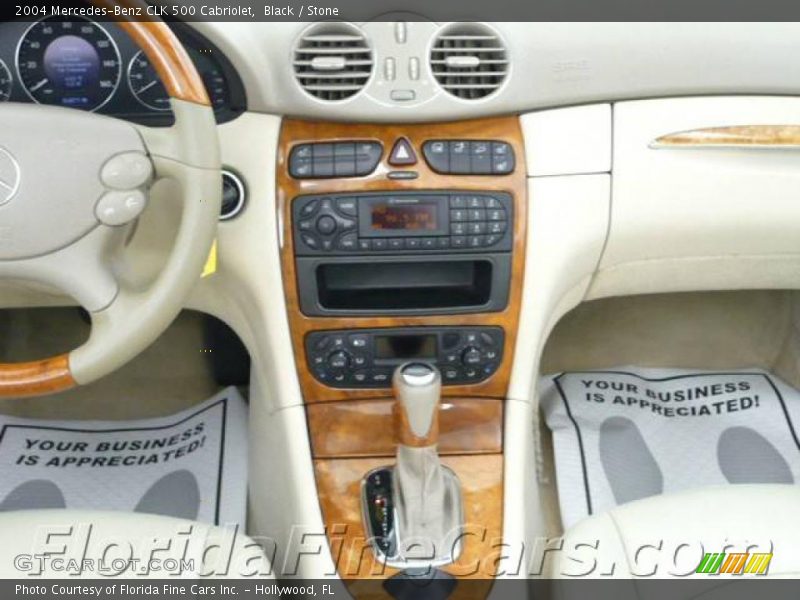 Black / Stone 2004 Mercedes-Benz CLK 500 Cabriolet