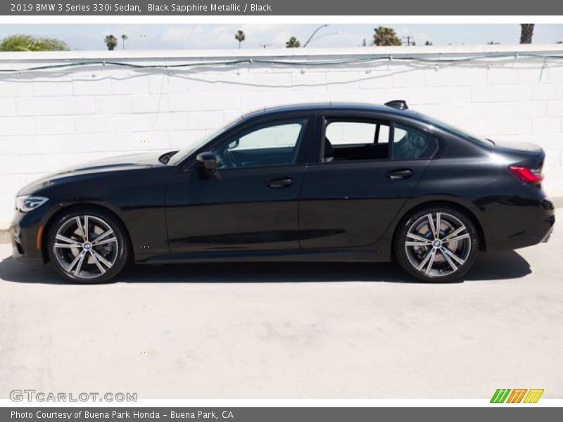 Black Sapphire Metallic / Black 2019 BMW 3 Series 330i Sedan