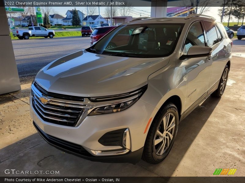 Silver Ice Metallic / Jet Black 2022 Chevrolet Equinox Premier AWD