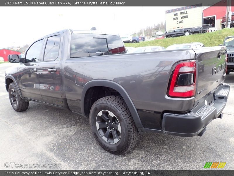 Granite Crystal Metallic / Black 2020 Ram 1500 Rebel Quad Cab 4x4