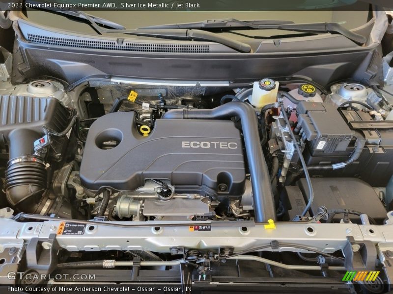 Silver Ice Metallic / Jet Black 2022 Chevrolet Equinox Premier AWD