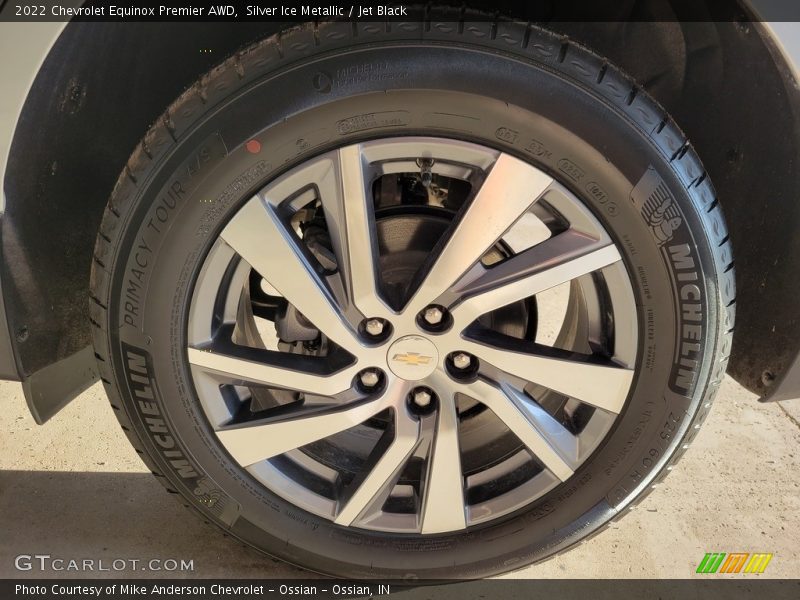 Silver Ice Metallic / Jet Black 2022 Chevrolet Equinox Premier AWD